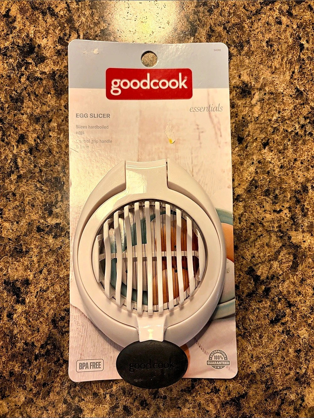 GoodCook Essentials Egg Slicer White & Black new